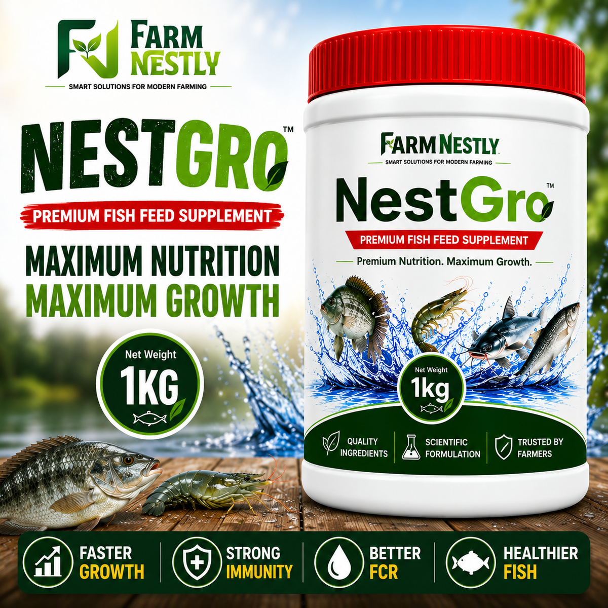 best fish feed supplement for fish farming